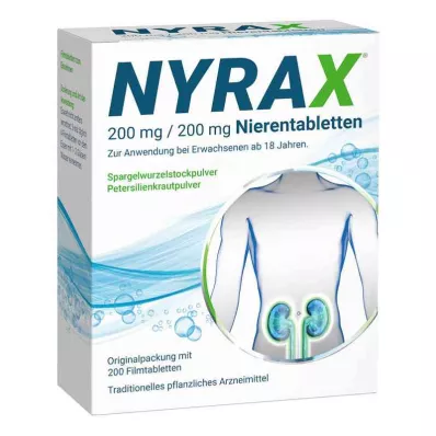 Nyrax 200 mg/200 mg nieru tabletes (200 gab.)