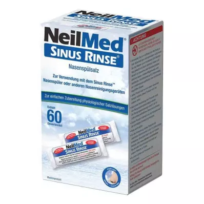 Neilmed Sinus Rinse deguna skalošanas sāls dozēšanas maisiņš, 60X2,4 g