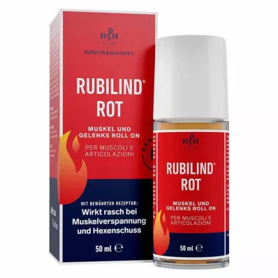 Rubilind sarkanais muskuļu un locītavu roll-on, 50 ml Rubilind sarkanais muskuļu un locītavu roll-on, 50 ml