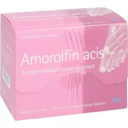 AMOROLFIN acis 50 mg/ml nagu laka, kas satur aktīvo vielu, 6 ml