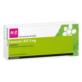 LEVOCETI-AbZ 5 mg apvalkotās tabletes, 20 gab