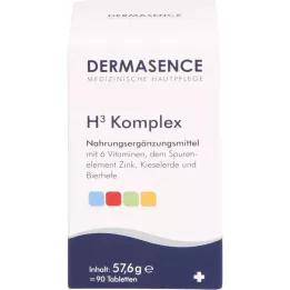 DERMASENCE H3 Complex tabletes, 90 kapsulas