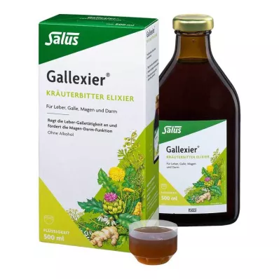Gallexier Herbal Bitters Elixir Salus šķidrums, 500 ml