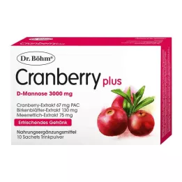 DR.BÖHM Dzērveņu plus granulas, 10 gab
