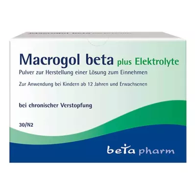 MACROGOL beta plus Elektrolītu plv.iekšķīgai lietošanai, 30 gab