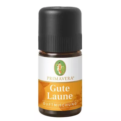Laba garastāvokļa smaržu maisījuma ēteriskā eļļa, 5 ml Laba garastāvokļa smaržu maisījuma ēteriskā eļļa, 5 ml