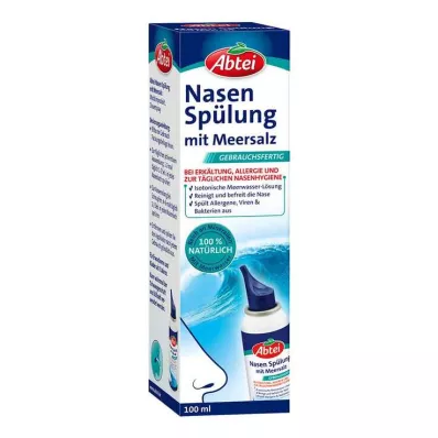 Abbey deguna skalošana ar jūras sāls aerosolu, 100 ml Abbey deguna skalošana ar jūras sāls aerosolu, 100 ml