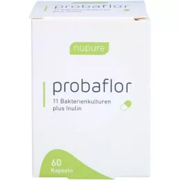 NUPURE probaflor probiotikas zarnu rehabilitācijai kapsulas, 60 gab