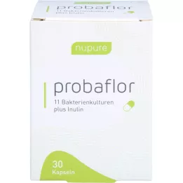 NUPURE probaflor probiotikas zarnu rehabilitācijai Kps, 30 gab