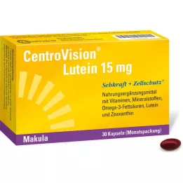 CENTROVISION Luteīns 15 mg kapsulas, 30 gab