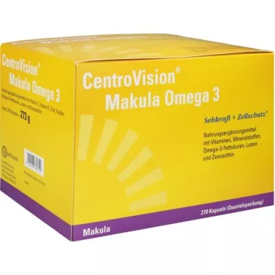 CENTROVISION Macula Omega-3 kapsulas, 270 kapsulas