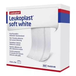 LEUKOPLAST mīksts balts ģipsis 4 cmx5 m ruļļos, 1 gab