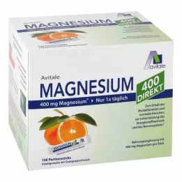 MAGNESIUM 400 tiešās apelsīnu porciju nūjiņas, 100X2,1 g