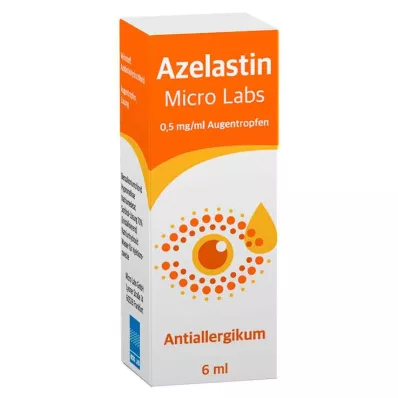 Azelastine Micro Labs 0,5 mg/ml acu pilieni, 6 ml Azelastine Micro Labs 0,5 mg/ml acu pilieni, 6 ml