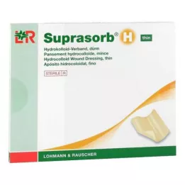 SUPRASORB H Hydrocoll.pārsējs plāns 5x5 cm, 10 gab
