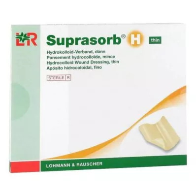 Suprasorb H hidrokoloīda pārsējs plāns 5x5 cm, 10 gab Suprasorb H hidrokoloīda pārsējs plāns 5x5 cm, 10 gab