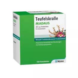 TEUFELSKRALLE MADAUS Plēves apvalkotās tabletes, 100 gab