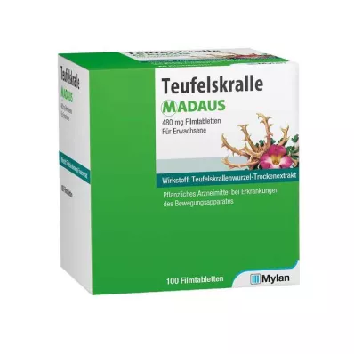 Velna nags Madaus apvalkotās tabletes, 100 gab Velna nags Madaus apvalkotās tabletes, 100 gab