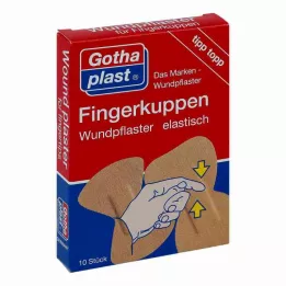 GOTHAPLAST Elastīgi pirkstu brūču plāksteri 2 izmēri, 10 gab
