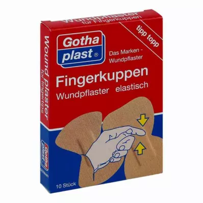 Gothaplast pirkstu galu brūču ģipsis elastīgs 2 izmēri, 10 gab
