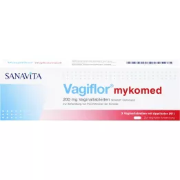 VAGIFLOR mykomed 200 mg vaginālas tabletes, 3 gab