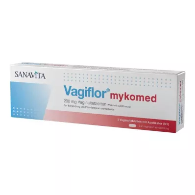 Vagiflor® mykomed 200 mg maksts tabletes, 3 gab Vagiflor® mykomed 200 mg maksts tabletes, 3 gab