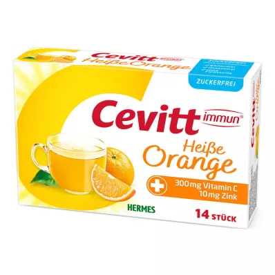 Cevitt immune karsto apelsīnu granulas bez cukura, 14 gab Cevitt immune karsto apelsīnu granulas bez cukura, 14 gab