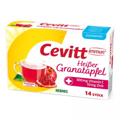 Cevitt immune karstās granātābolu granulas bez cukura, 14 gab Cevitt immune karstās granātābolu granulas bez cukura, 14 gab