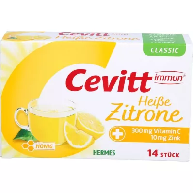 CEVITT Immune hot lemon classic granulas, 14 gab