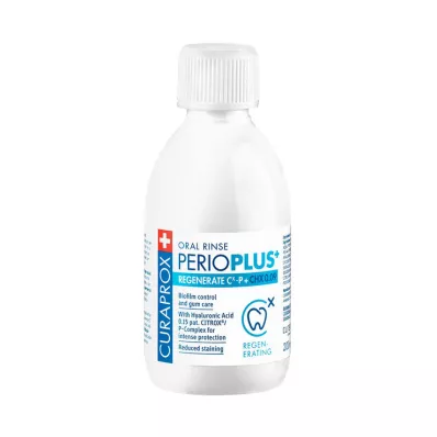 CURAPROX perio Plus+ Regenerate Mouthwash.CHX 0,09%, 200 ml