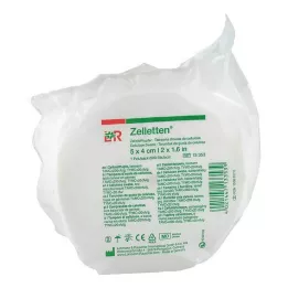 ZELLETTEN Tampons 4x5 cm ar samazinātu baktēriju daudzumu, 500 gab