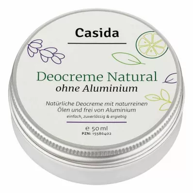 DEO CREME bez alumīnija, dabīgs, 50 ml