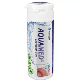MIRADENT Aquamed košļājamā gumija sausai mutes dobumam, 30 g