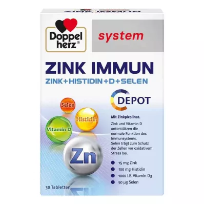 Doppelherz Zinc Immun Depot sistēmas tabletes, 30 gab