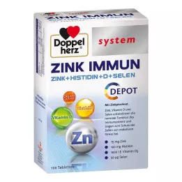 DOPPELHERZ Zinc Immune Depot sistēmas tabletes, 100 kapsulas