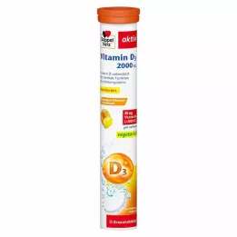 DOPPELHERZ D3 vitamīns 2000 I.U. putojošas tabletes, 15 gab