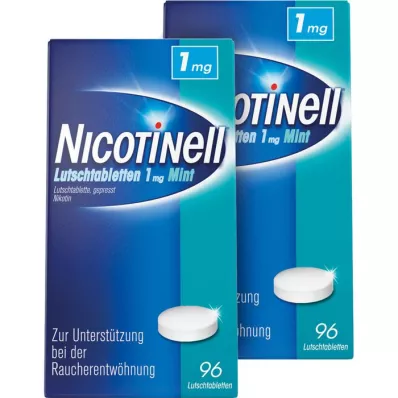 NICOTINELL Pastilas 1 mg Piparmētra, 2X96 gab