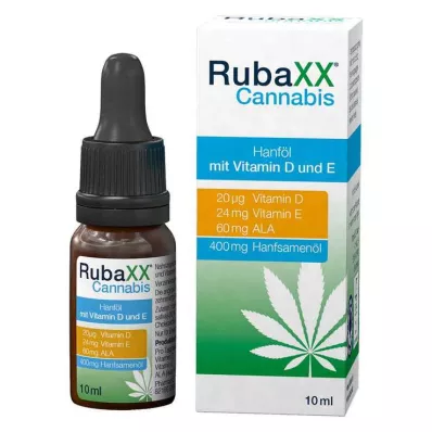 RUBAXX Kaņepju pilieni iekšķīgai lietošanai, 10 ml