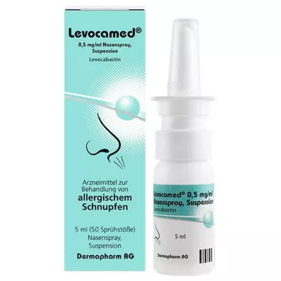LEVOCAMED 0,5 mg/ml deguna aerosola suspensija, 5 ml LEVOCAMED 0,5 mg/ml deguna aerosola suspensija, 5 ml