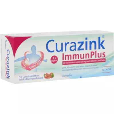 CURAZINK ImmunPlus pastilas, 50 gab