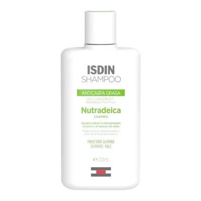 ISDIN Nutradeica šampūns blaugznām un taukainiem matiem, 200 ml ISDIN Nutradeica šampūns blaugznām un taukainiem matiem, 200 ml