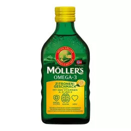 MÖLLERS Omega-3 citronu aromāta eļļa, 250 ml