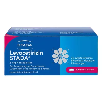 Levocetirizine STADA 5 mg apvalkotās tabletes, 100 gab