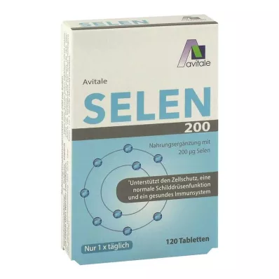 SELEN 200 µg tabletes, 120 gab