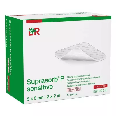 Suprasorb P jutīgs PU-putas bezbora 5x5cm, 10 gab Suprasorb P jutīgs PU-putas bezbora 5x5cm, 10 gab