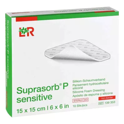 SUPRASORB P sensitive PU-Putu v.non-bor.15x15cm, 10 gab SUPRASORB P sensitive PU-Putu v.non-bor.15x15cm, 10 gab