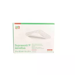 SUPRASORB P sensitive PU-Putu v.non-bor.15x20cm, 10 gab