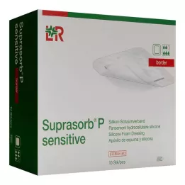 SUPRASORB P jutīgs PU-Putu apmales 15x15cm, 10 gab