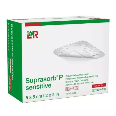 Suprasorb P jutīgs PU-Schaumv.bor.lite 5x5cm, 10 gab Suprasorb P jutīgs PU-Schaumv.bor.lite 5x5cm, 10 gab