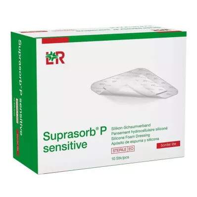 SUPRASORB P sensitive PU-Putu v.bor.lite 10x10cm, 10 gab SUPRASORB P sensitive PU-Putu v.bor.lite 10x10cm, 10 gab